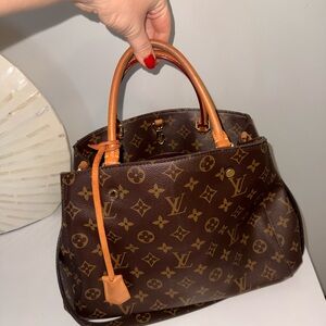 Louis Vuitton Brown Monogram Handbag